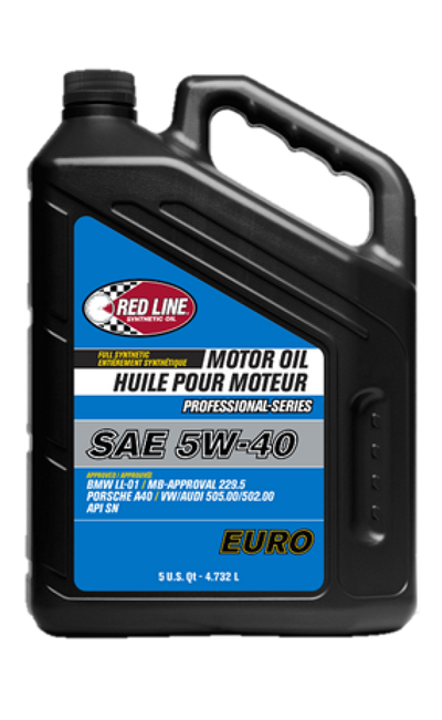 Red Line Pro-Series Euro 5W40 Motor Oil - 5 Quart