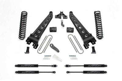 Fabtech 17-20 Ford F250/350 4WD Diesel 6in Radius Arm System w/Stealth Shocks
