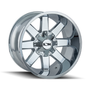 ION Type 141 20x9 / 6x135 BP / 0mm Offset / 106mm Hub Chrome Wheel