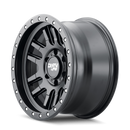 Dirty Life 9309 Canyon Pro 17x9/6x139.7 BP/0mm Offset/106mm Hub Matte Black Wheel - Beadlock