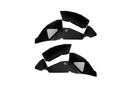 Fishbone Offroad 2018+ Jeep Wrangler JL Rear Pair Aluminum - Black Powdercoat Inner Fenders