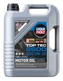 LIQUI MOLY 5L Top Tec 6600 Motor Oil 0W20 - Case of 4