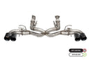 Corsa 2020-2025 Chevrolet Corvette C8 RWD 3in Delete 4 Valve Cat-Back w/NPP w/4.5in CF Black PVDTips