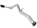 aFe Atlas Exhaust 5in DPF-Back Al Steel 07.5-10 GM Diesel Trucks V8-6.6L (td) LMM (Blk Tip)