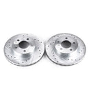 Power Stop 95-01 Ford Explorer Front Evolution Drilled & Slotted Rotors - Pair