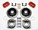 Wilwood Dynapro Low-Profile 11.00in P-Brake Kit Drill-Red New Big Ford 2.50in Off Staggerd Mount