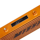 Mishimoto Universal Gold Z Line Intercooler Overall Size: 28x8x3 Core Size: 21x6x2.5 Inlet / Outlet