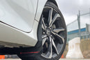 Rally Armor 16-21 Honda Civic Si White UR Mud Flap w/Red Logo