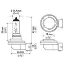 Hella Bulb H11 12V 55W Pgj192 T4
