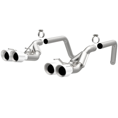 MagnaFlow 09-11 Chev Corvette V8 6.2L Comp Series Quad Center Rear Exit SS Cat-Back Perf Exhaust