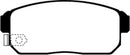 EBC 02-03 Infiniti G20 2.0 Ultimax2 Rear Brake Pads