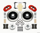 Wilwood Narrow Superlite 6R Front Hub & 1PC Rtr Kit 12.88in Drilled -Red 70-78 Camaro