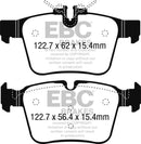 EBC 15+ Mercedes-Benz C300 (W205) 2.0 Turbo 4-matic Redstuff Rear Brake Pads