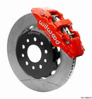 Wilwood 18-25 Jeep JL AERO6 Front Hat Kit 14.00 Red w/Lines