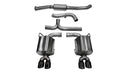Corsa 2011-2014 Subaru Impreza Sedan STI 2.5L Turbo Manual Black Sport Cat-Back Exhaust