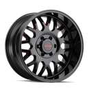 Mayhem 8110 Tripwire 20x9 / 8x165.1 BP / 0mm Offset / 130.8mm Hub Black w/ Prism Red Wheel