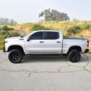 Westin 19-23 Chevrolet/GMC Silverado/Sierra 1500 Crew Cab Outlaw Nerf Step Bars - Textured Black