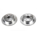 Power Stop 92-98 Lexus SC300 Rear Evolution Drilled & Slotted Rotors - Pair