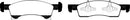 EBC 02-06 Ford Expedition 4.6 2WD Ultimax2 Front Brake Pads