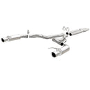 MagnaFlow Cat Back, SS, 3in, Competition, Dual Split Polished 4.5in Tips 2015 Ford Mustang GT V8 5.0