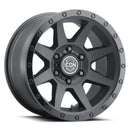 ICON Rebound 17x8.5 5x5 -6mm Offset 4.5in BS 71.5mm Bore Satin Black Wheel