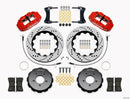 Wilwood Narrow Superlite 6R Front Hat Kit 14.00in Drill Red 2005-Up Mazda Miata w/ Lines