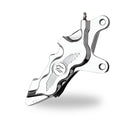 Performance Machine Front 6 Piston Diff Bore Caliper - Chrome