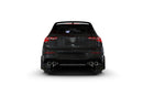 Rally Armor 22-25 VW MK8 Golf GTI/R Red UR Mud Flap w/White Logo