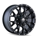 Mayhem 8015 Warrior 20x9 / 6x135 BP / -8mm Offset / 106mm Hub Matte Black Wheel