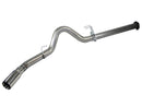 aFe LARGE Bore HD Exhausts DPF-Back SS-409 EXH DB Ford Diesel Trucks 11-12 V8-6.7L (td)