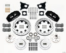 Wilwood Dynapro 6 Front Hub Kit 12.19in Drilled AMC 71-76 OE Disc w/o Bendix Brakes