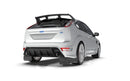 Rally Armor 2009-11 Ford Focus MK2 RS Black Mud Flap Grey Logo