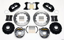 Wilwood Narrow Superlite 4R Rear P-Brk Kit 12.88in Chevy 12 Bolt w/ C-Clips Staggered mt