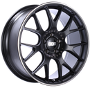 BBS CH-R 20x9.5 5x114.3 ET40 CB66 Satin Black Polished Rim Protector Wheel