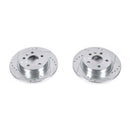 Power Stop 13-19 Buick Encore Rear Evolution Drilled & Slotted Rotors - Pair