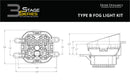 Diode Dynamics SS3 Sport Type B Kit ABL - White SAE Fog