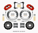 Wilwood Narrow Superlite 6R Front Hat Kit 12.88in Red 2014-2015 Mini Cooper w/Lines