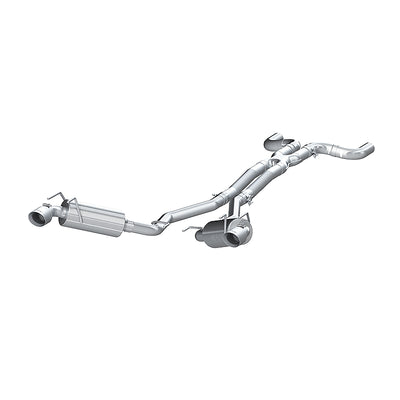 MBRP 2010 Chev Camaro V6 3.6L Dual Cat Back Round Tips  (11 Conv. MUST purchase mbrpAD1710)
