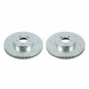 Power Stop 16-20 Mercedes-Benz GLC300 Front Evolution Drilled & Slotted Rotors - Pair