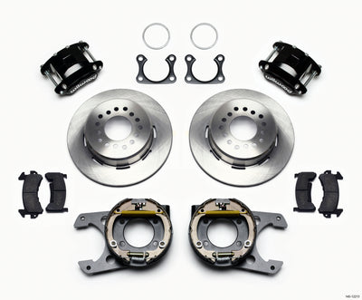 Wilwood D154 P/S Park Brake Kit Big Ford 2.36in Offset