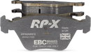 EBC Racing 06-13 Audi A3 2.0L Turbo (Girling Rear Caliper) RP-X Front Brake Pads